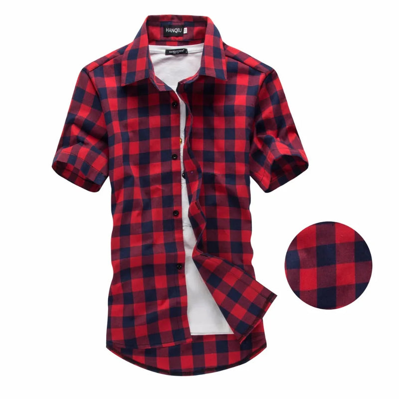 Camisa Xadrez Masculina  – Estilo e Conforto no seu Look de Verão!
