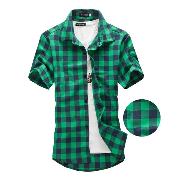 Camisa Xadrez Masculina  – Estilo e Conforto no seu Look de Verão!
