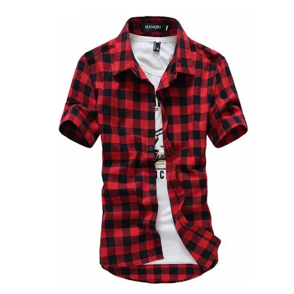 Camisa Xadrez Masculina  – Estilo e Conforto no seu Look de Verão!