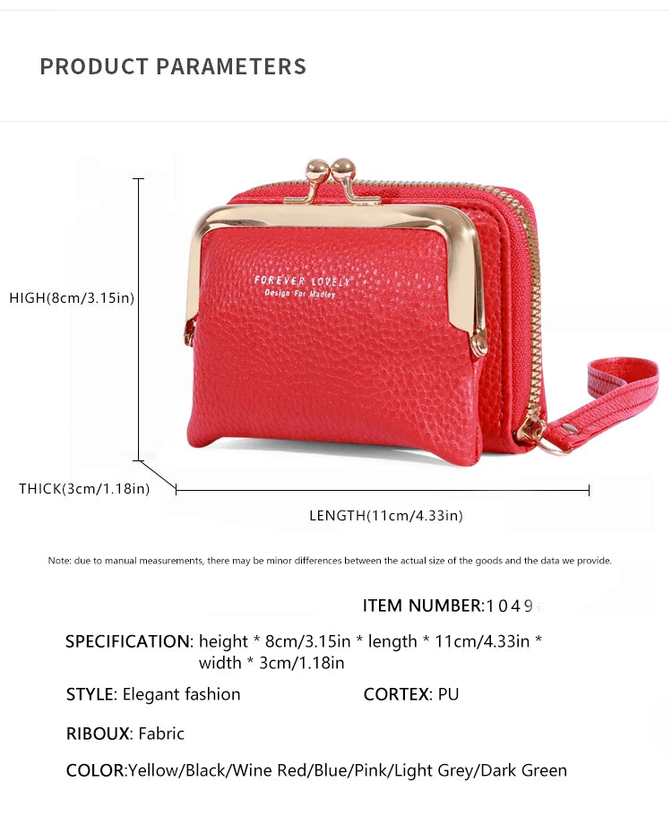 Carteira Feminina Fashion com Alça de Pulso — Compacta, Moderna e Ultra Funcional!