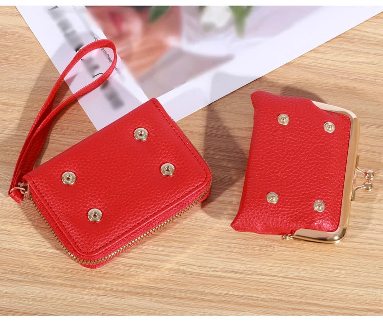 Carteira Feminina Fashion com Alça de Pulso — Compacta, Moderna e Ultra Funcional!