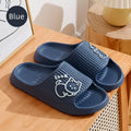 Chinelos Femininos Plataforma,  estampa de gatinho, antiderrapante