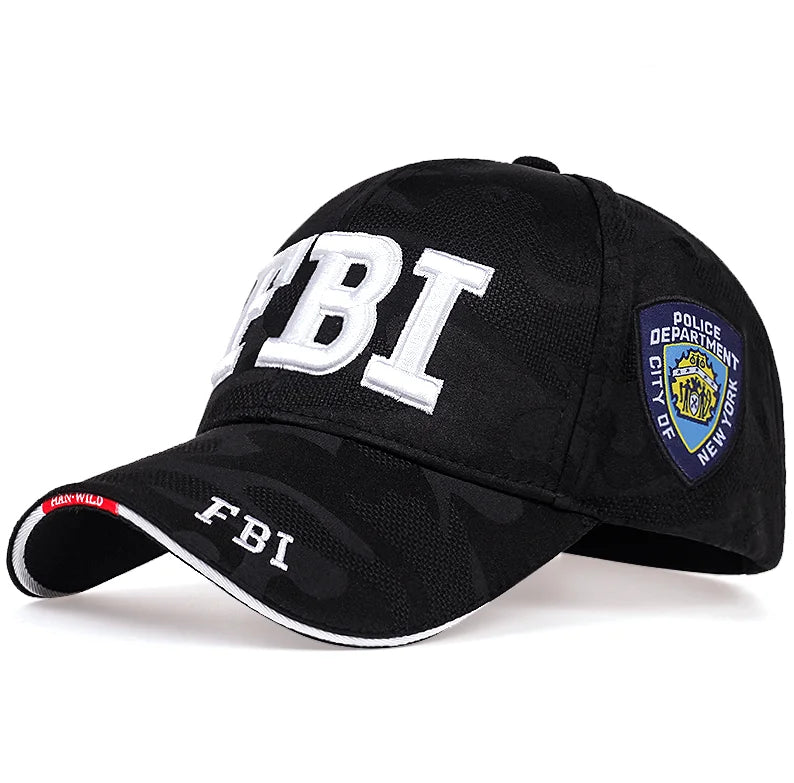 Boné de beisebol unissex com letras bordadas em alto relevo