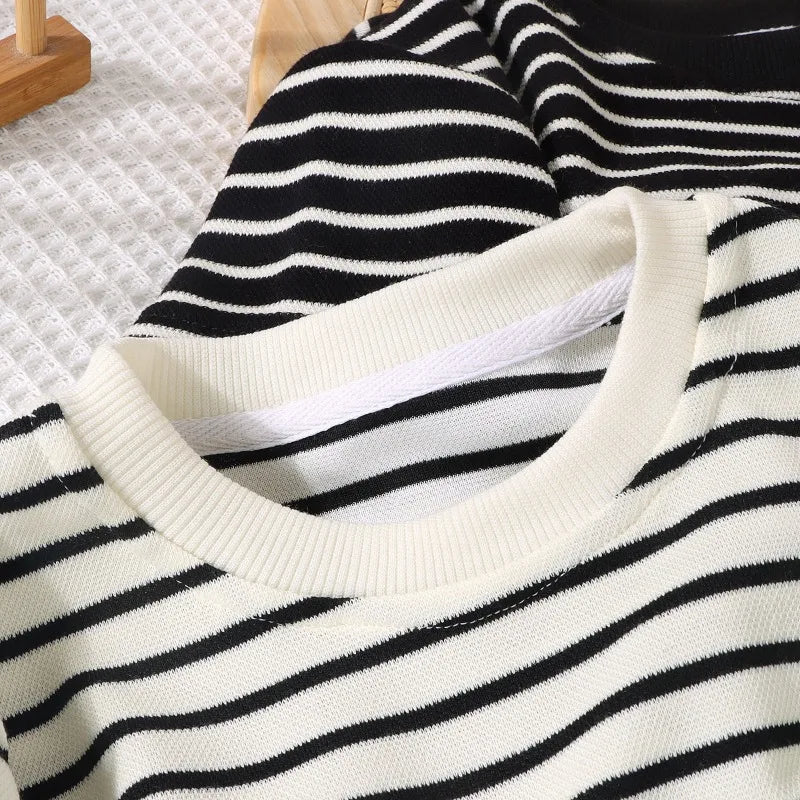 Conjunto de 2 peças de shorts de manga curta para crianças