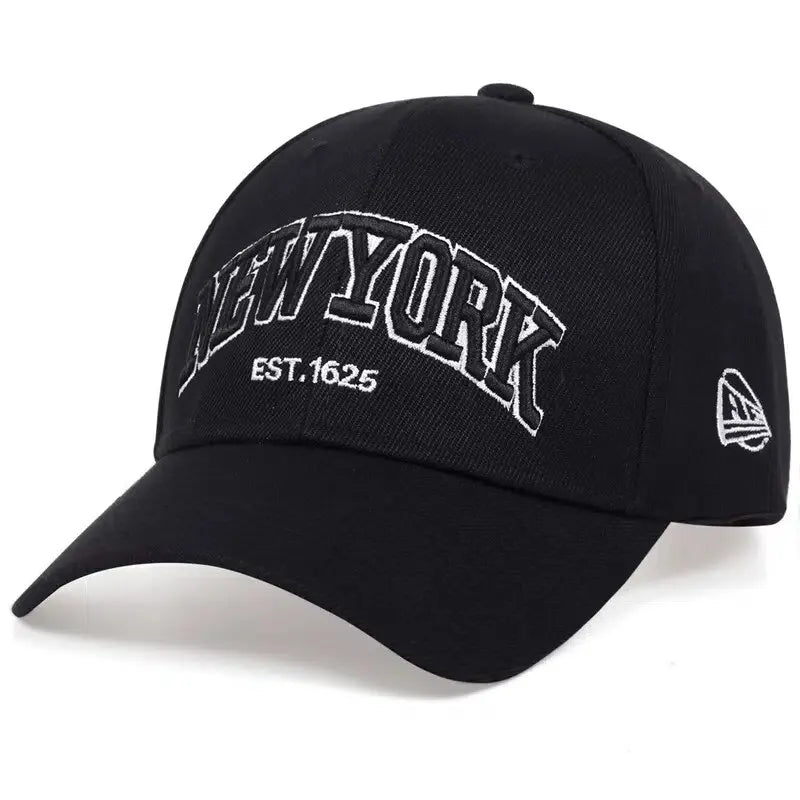 Boné de beisebol bordado com letras de Nova York