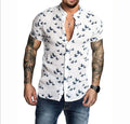 CAMISA ALGODÃO ESTAMPA FLORAL MASCULINA